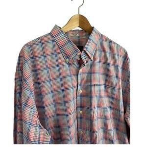 Reserve Patrick James Button Down Shirt Mens XXL Plaid Long Sleeve
